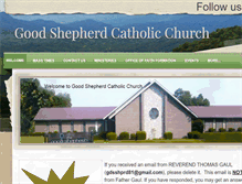 Tablet Screenshot of good-shepherd-church.org